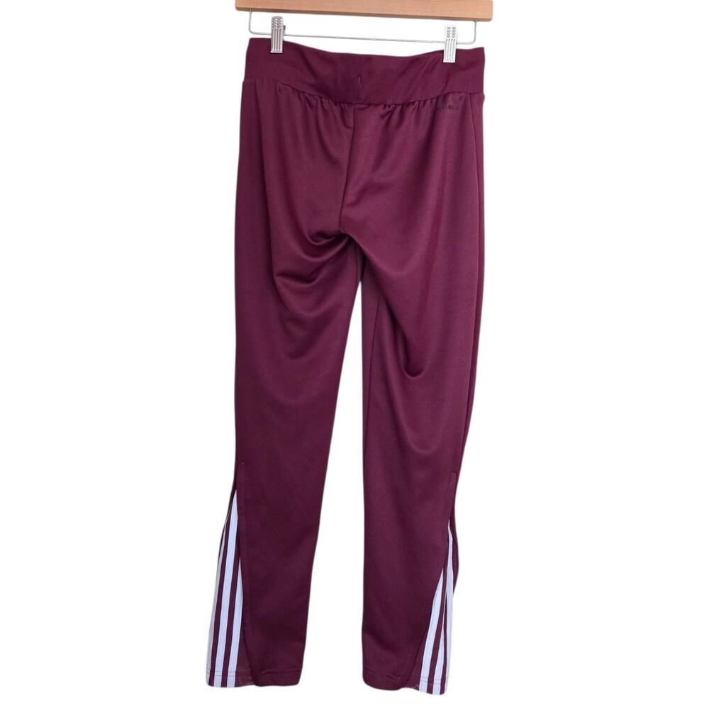 Adidas Flare Tiro SMALL Women's Ankle Zip Soccer Football Pants Victory Crimson